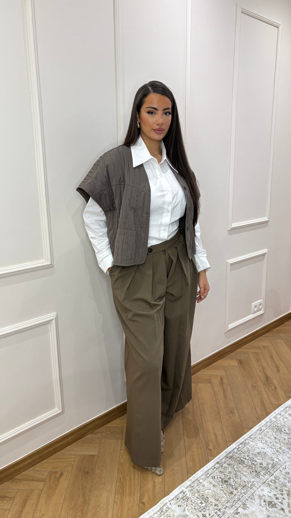 Veste sans manche Oversize