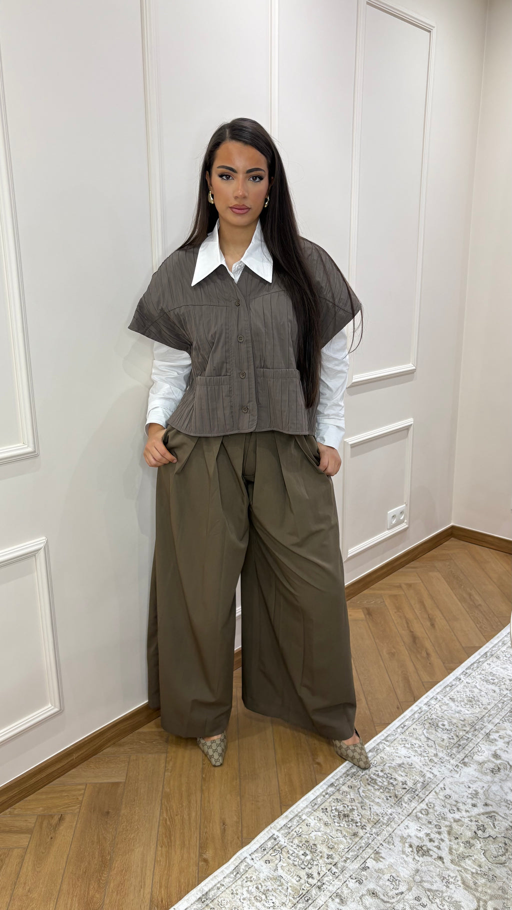 Veste sans manche Oversize