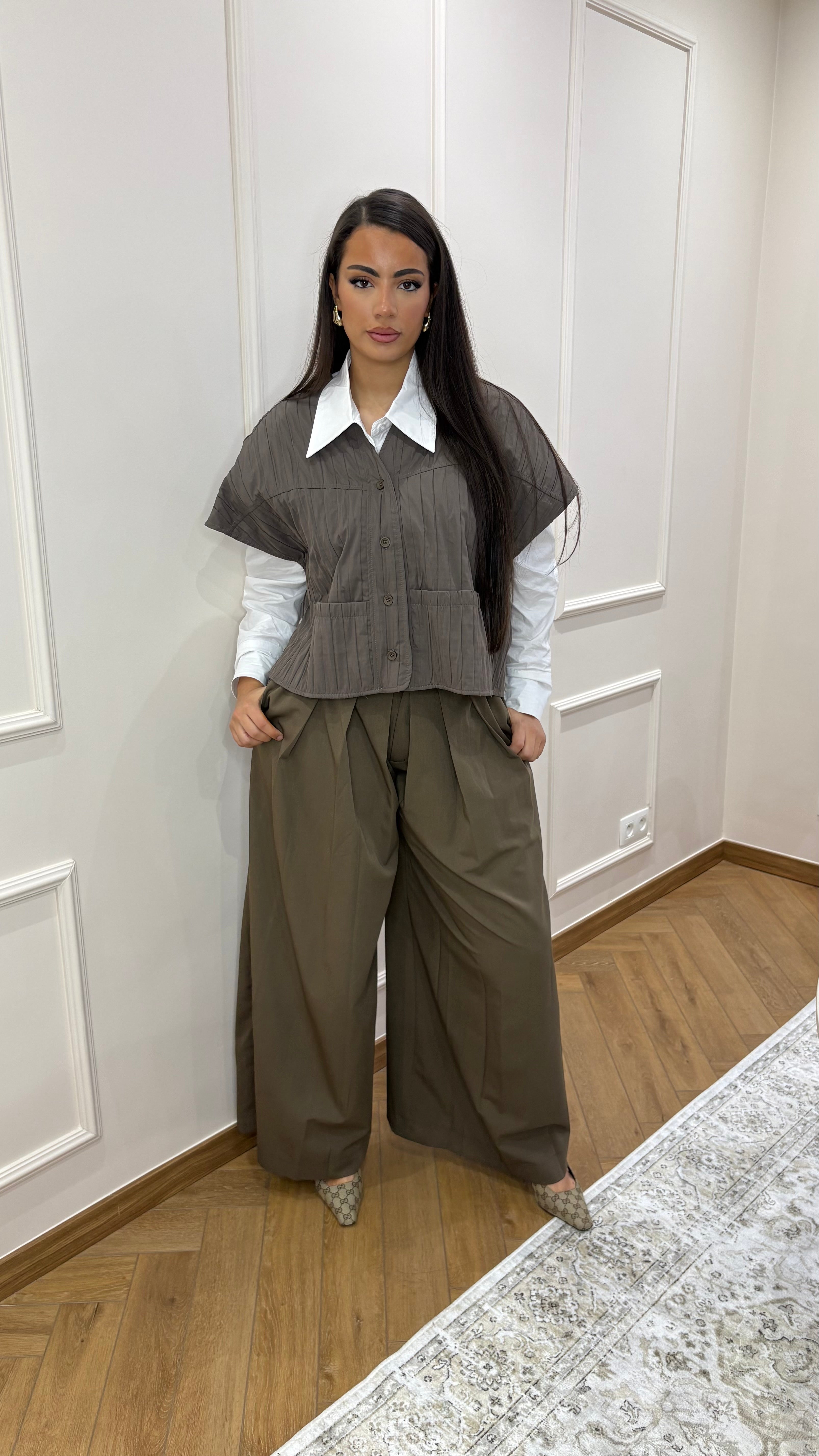 Veste sans manche Oversize