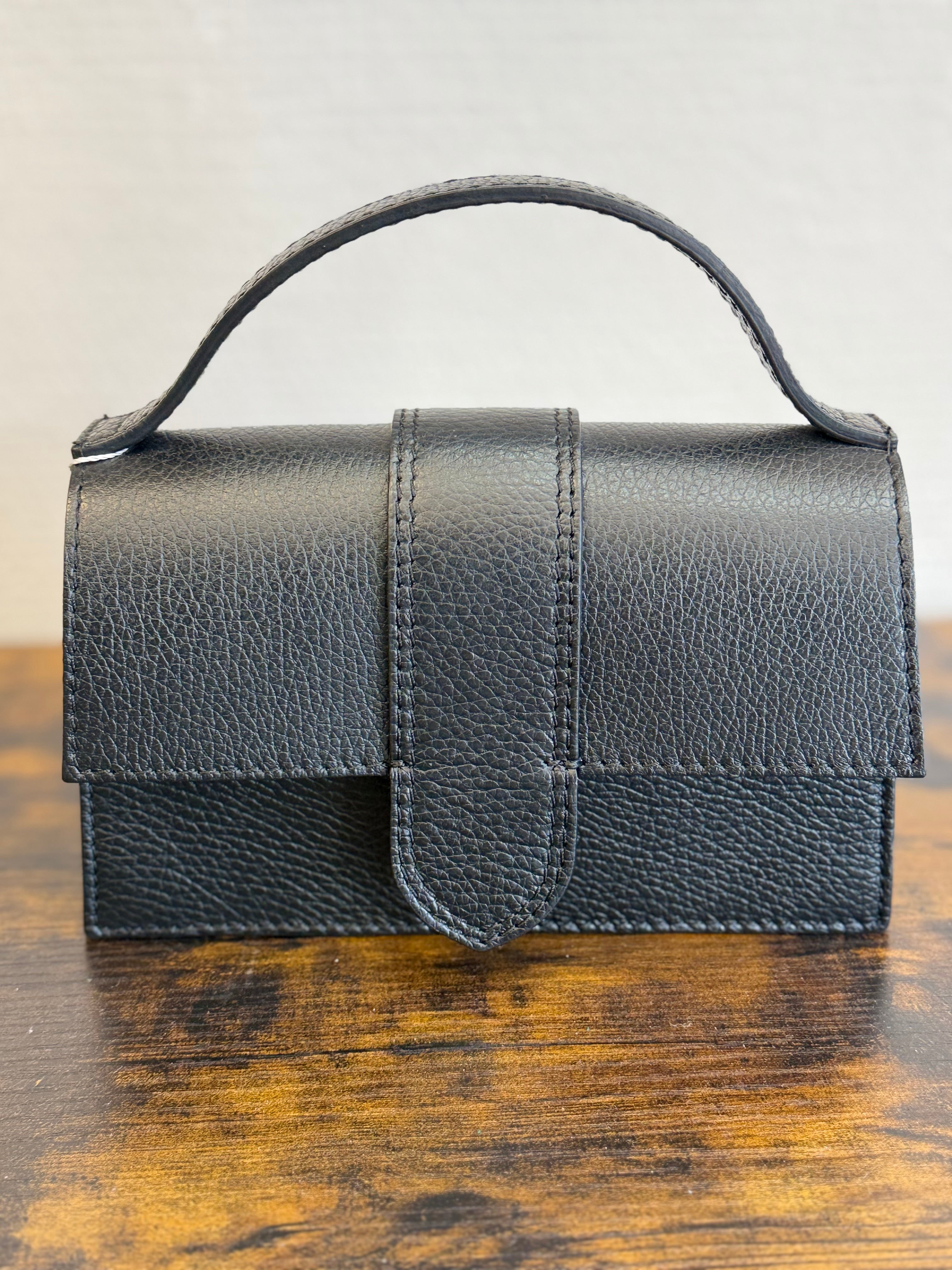 Sac à main mini en cuir véritable