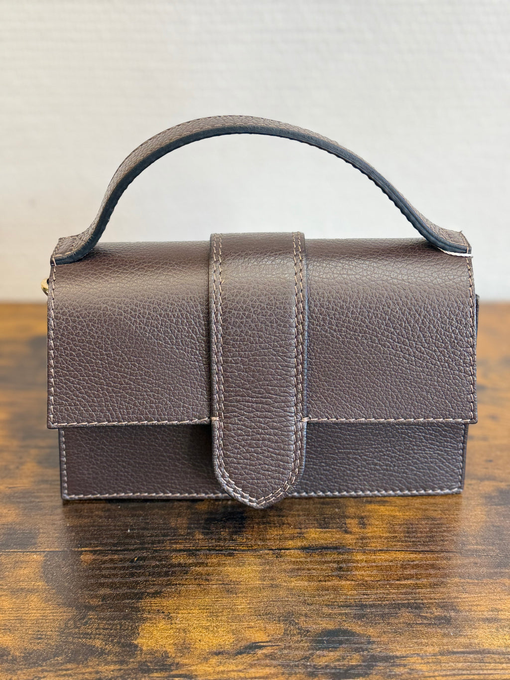 Sac à main mini en cuir véritable