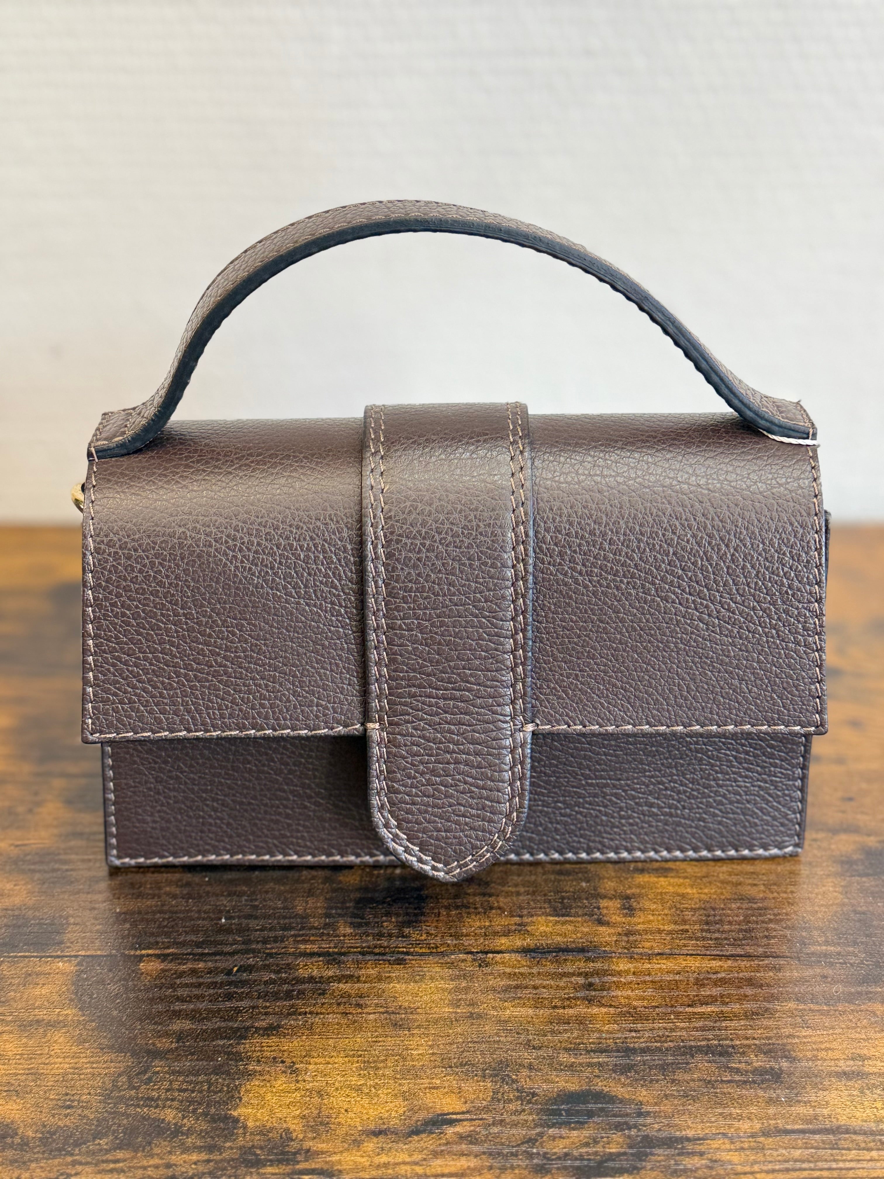 Sac à main mini en cuir véritable