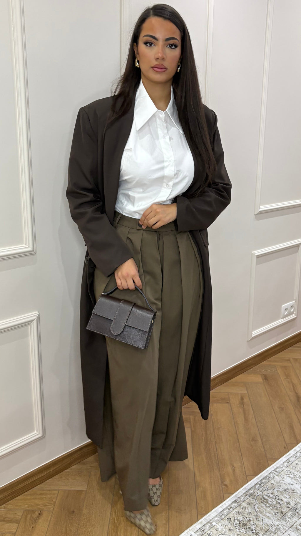 Pantalon classy kaki